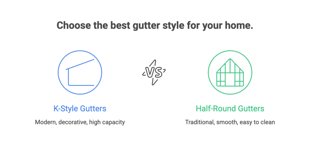 Half-Round vs. K-Style Gutters_ Which Is Right for Your Rhode Island, Massachusetts or Connecticut Home_ - visual selection